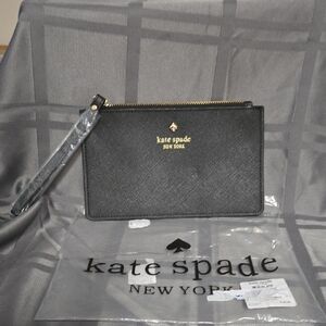 Kate Spade Black Leather Pouch